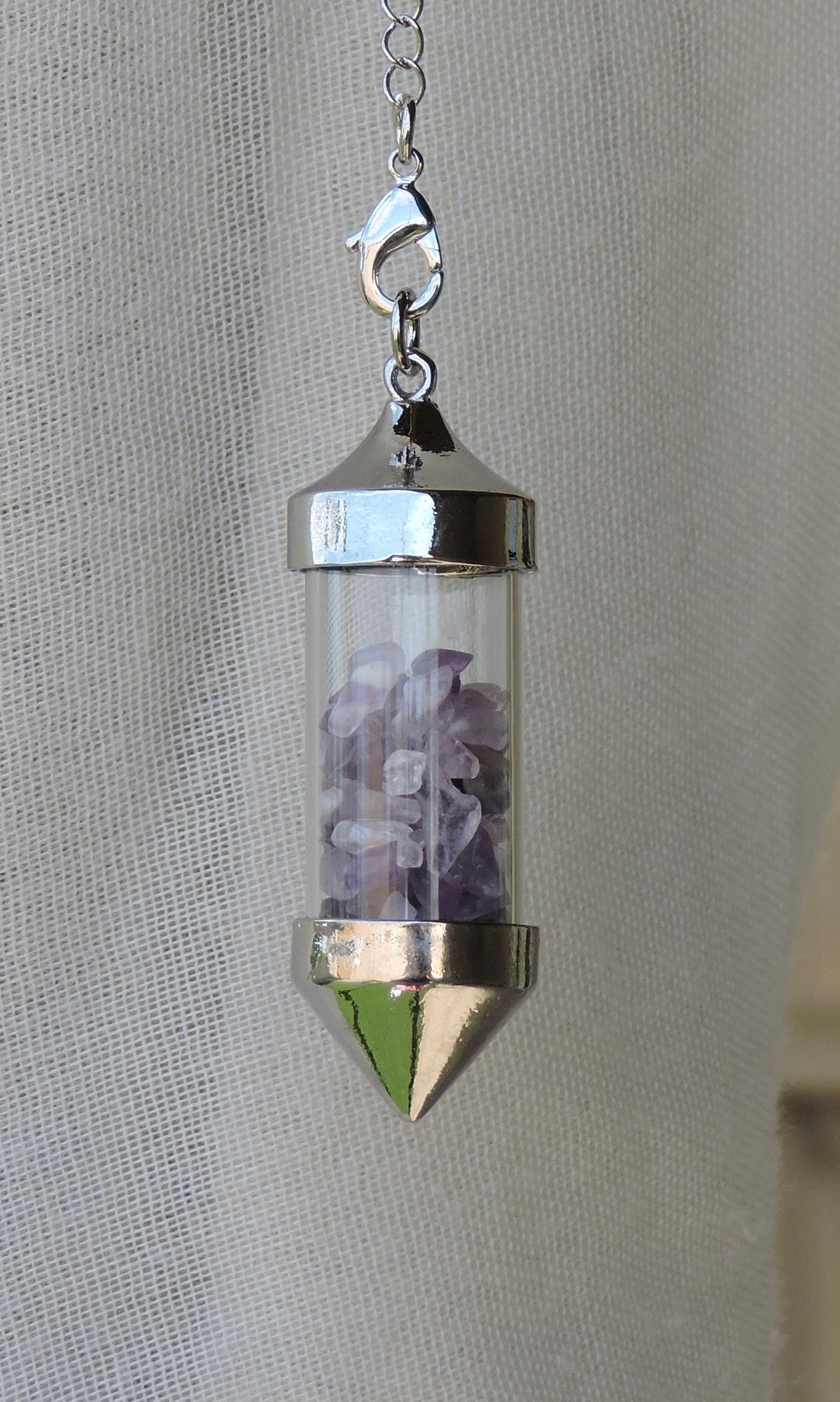 ✨ Crystal Chips Energy Pendulum – Harness the Power of Gemstone Energy ✨