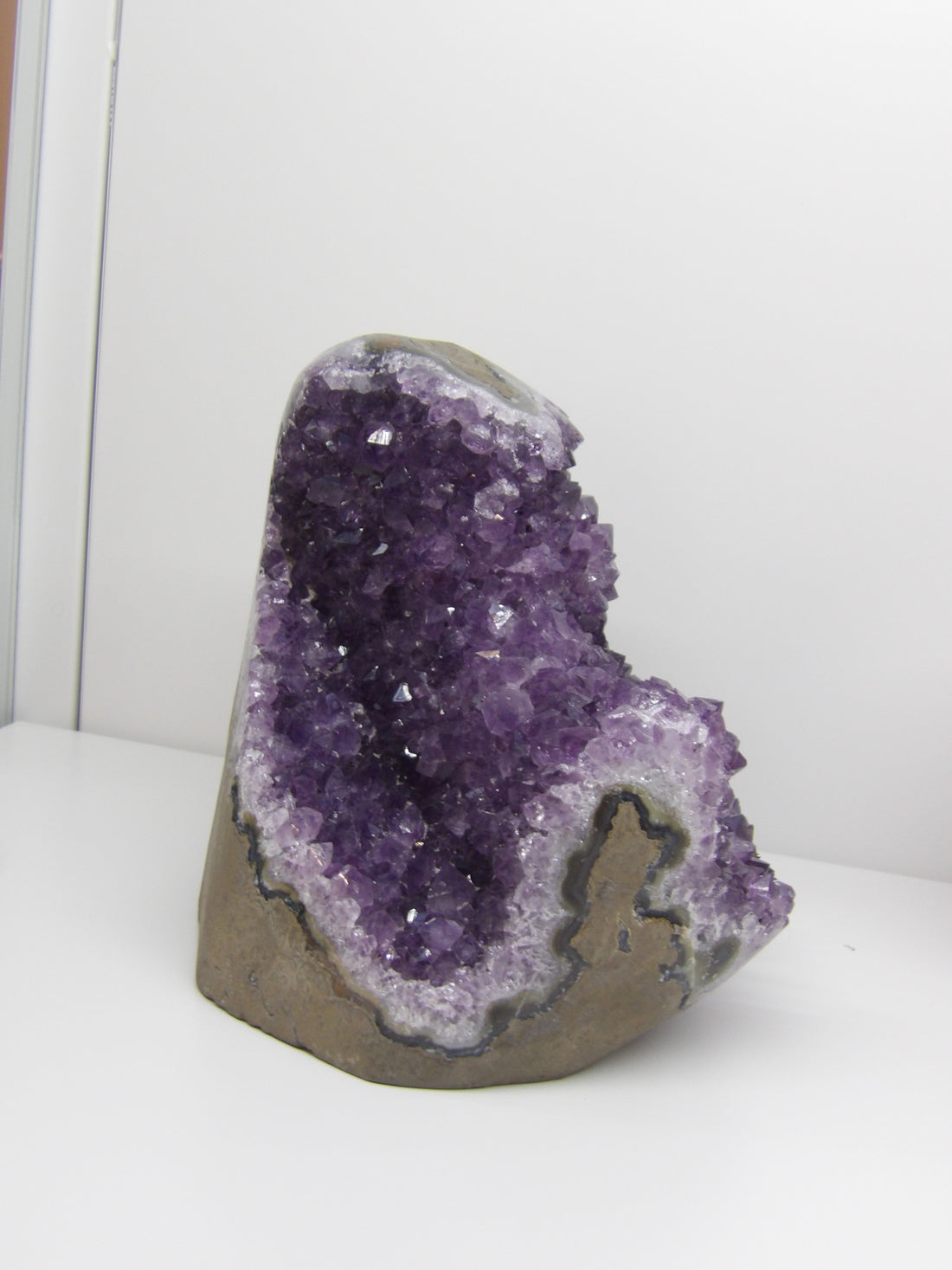 Amethyst Druzy Cut base