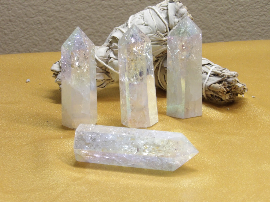 ✨ Angel Aura Quartz Points (3.5”–4”)