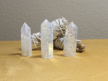 ✨ Angel Aura Quartz Points (3.5”–4”)