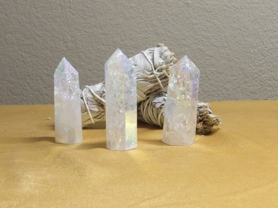 ✨ Angel Aura Quartz Points (3.5”–4”)