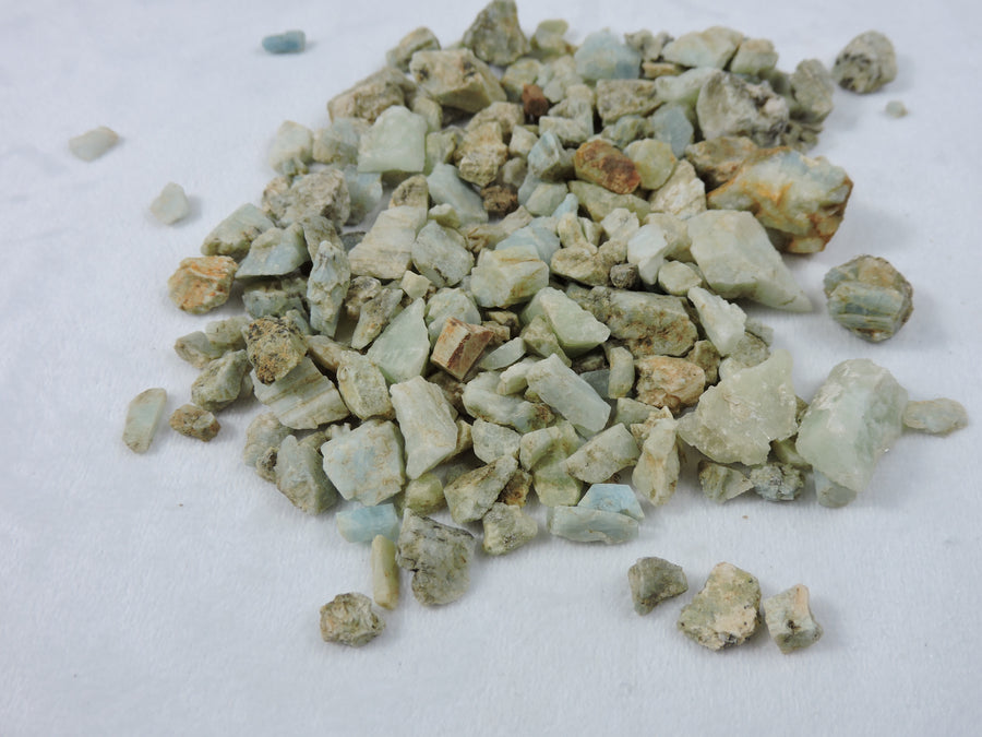 Aquamarine Rough Chips (Price Per Gram)