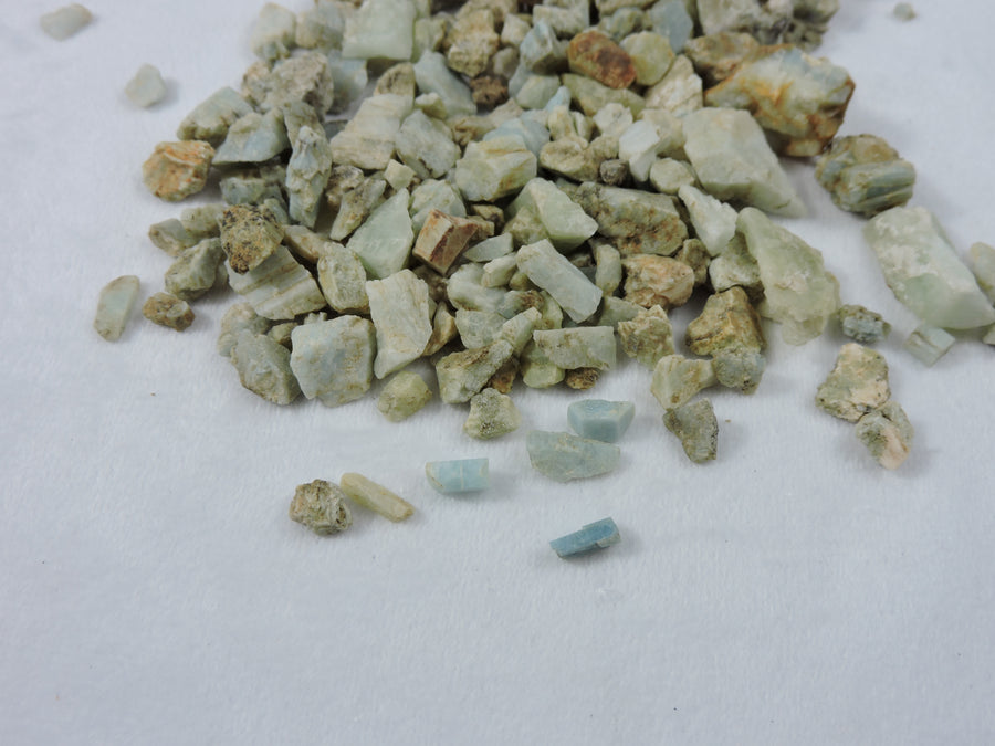 Aquamarine Rough Chips (Price Per Gram)