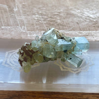Aquamarine with Black Tourmaline Specimen | Erongo, Namibia