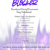 B.S. Blocker Crystal Bundle | Amazonite, Black Tourmaline & Golden Tiger’s Eye