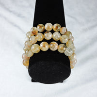 Citrine beaded bracelet - 10 mm beads (Price Per Piece)