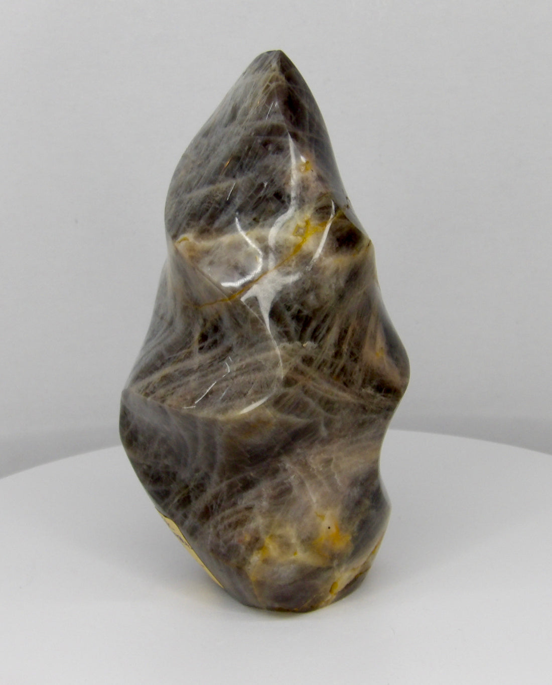 Polished Black Moonstone Flame choose your piece crystal