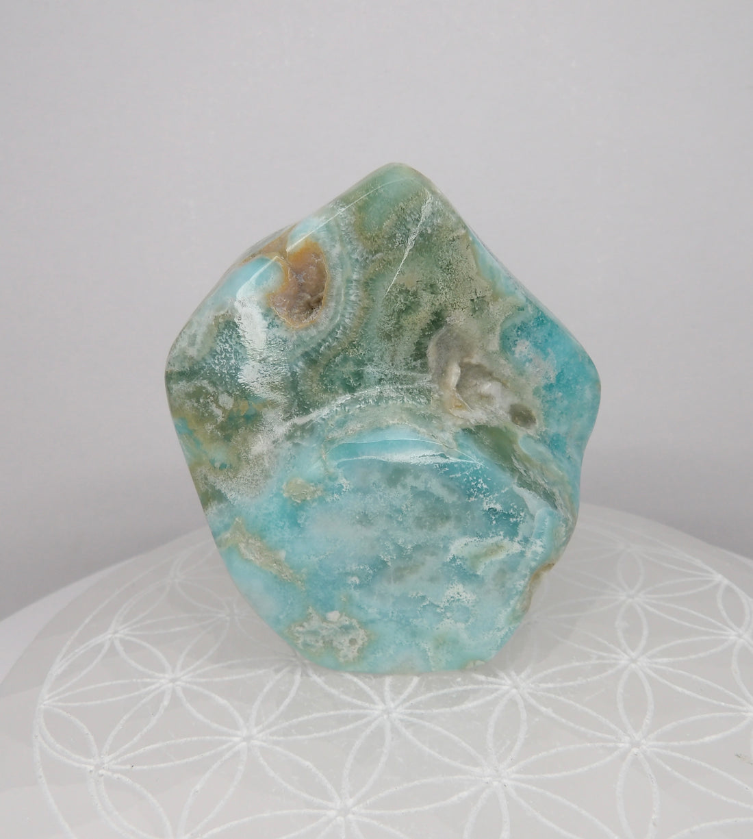 Blue Aragonite Polished Freeforms from Afghanistan | Choose Your Piece