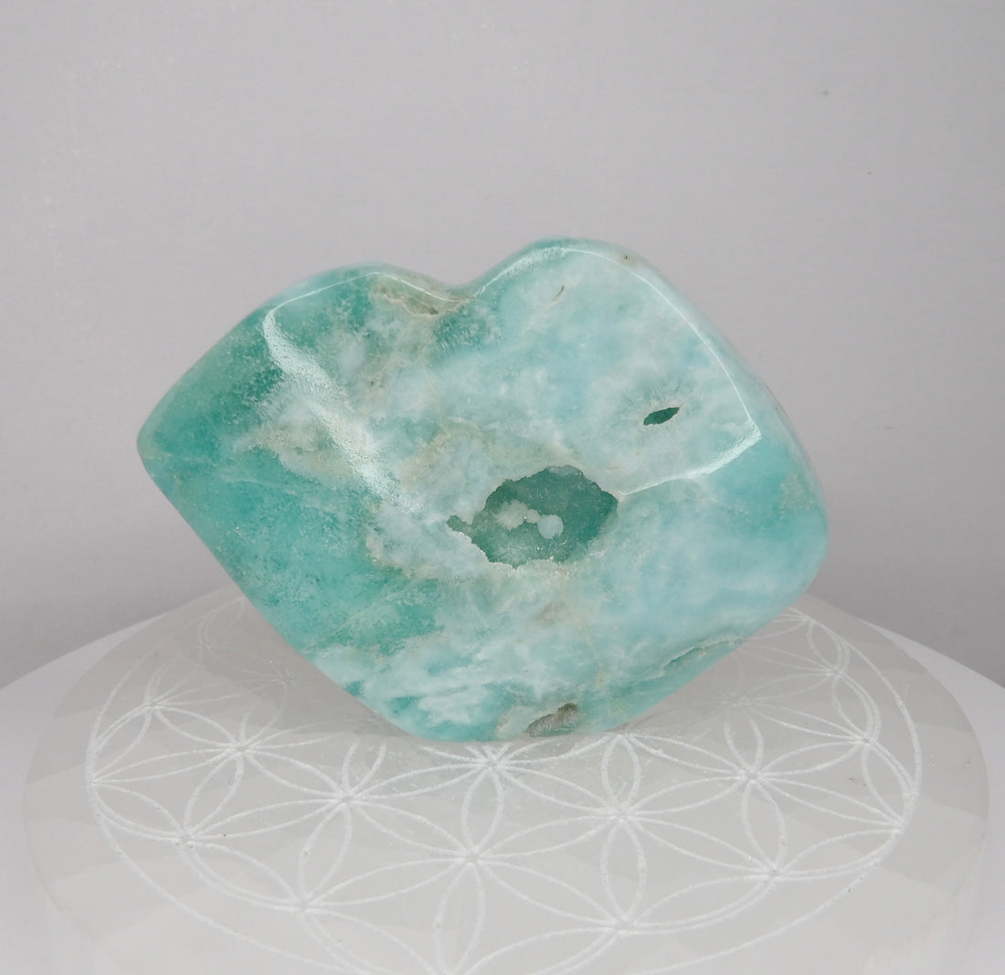 Blue Aragonite Polished Freeforms from Afghanistan | Choose Your Piece