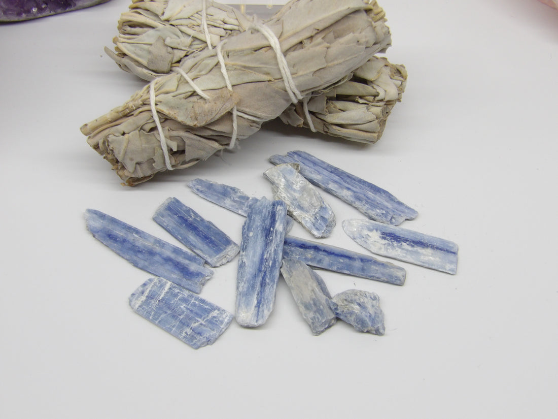 natural blue kyanite