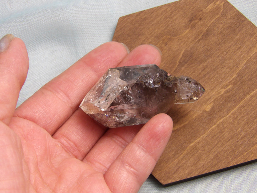 Scepter Skeletal Herkimer Diamond 💎✨👑🌈