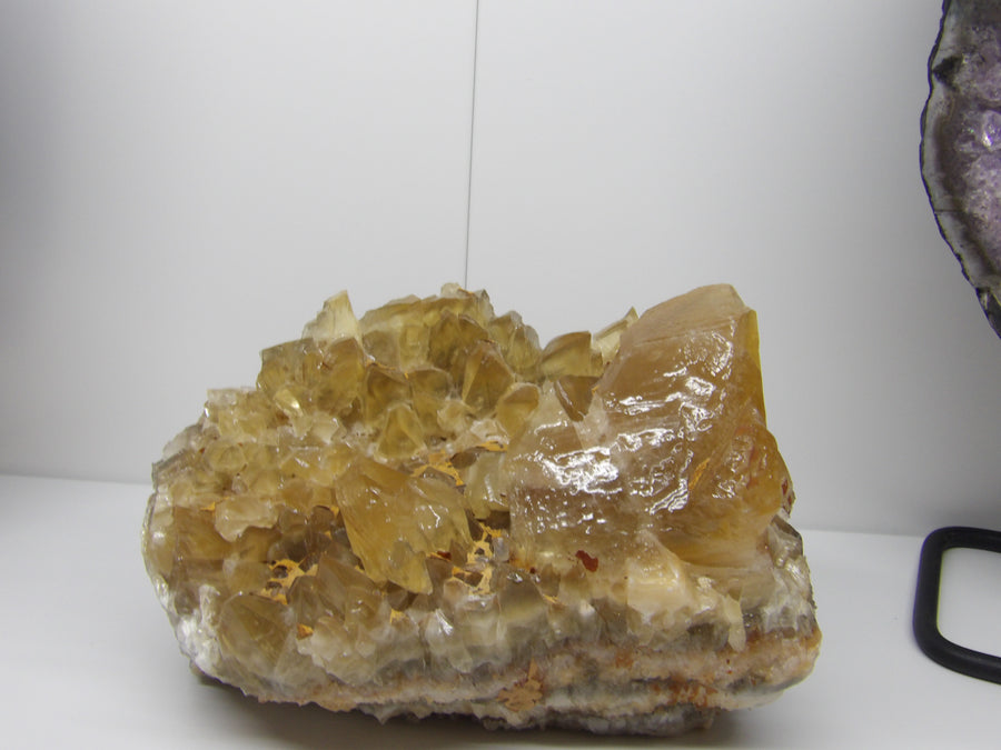 Large Golden Calcite Dogtooth Cluster - Scottsdale, AZ