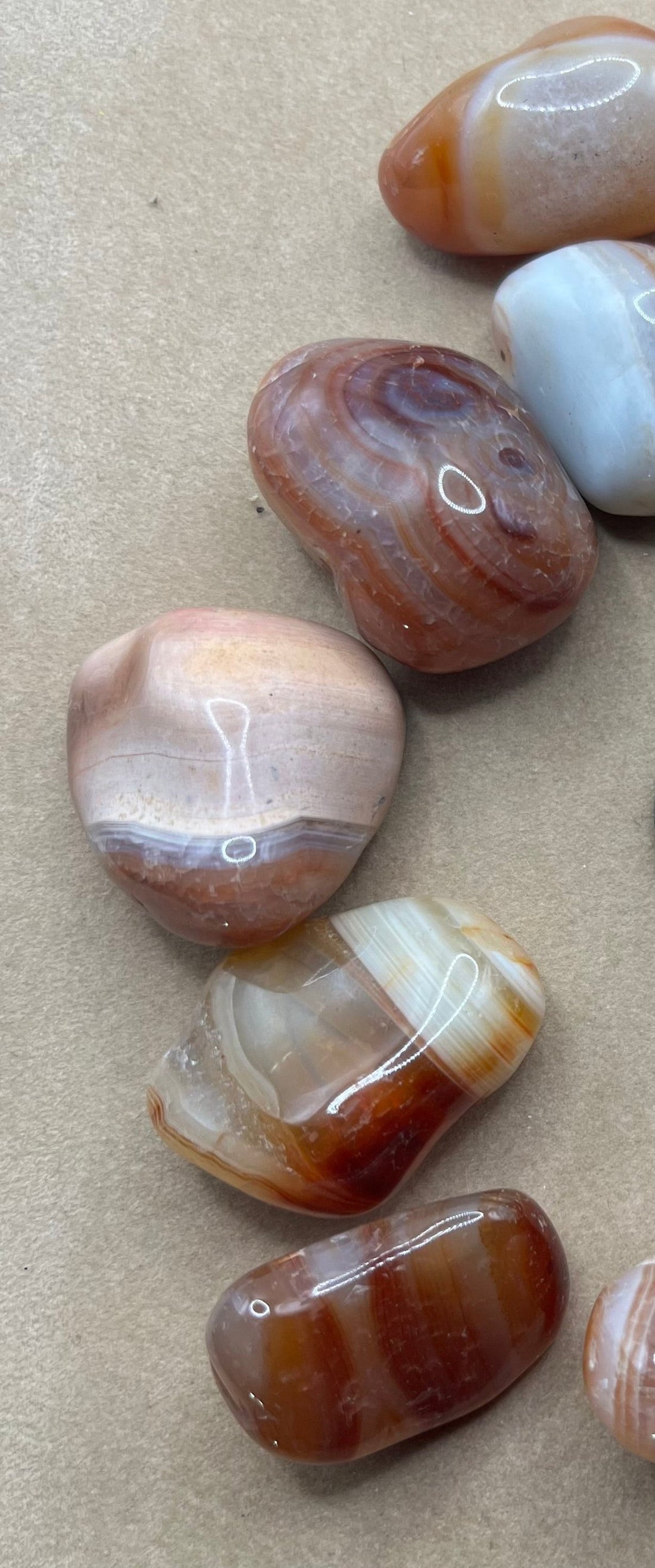 Carnelian Banded with Orange Agate