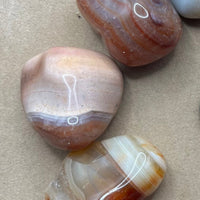 Carnelian Banded with Orange Agate