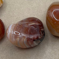 Carnelian Banded with Orange Agate