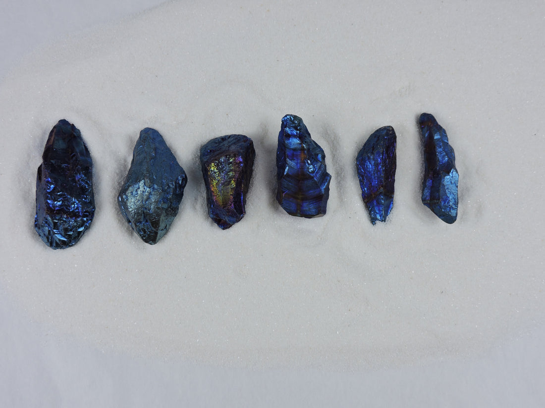 Cobalt Blue Aura Quartz - 15 g -40 g (Choose Your Crystal)