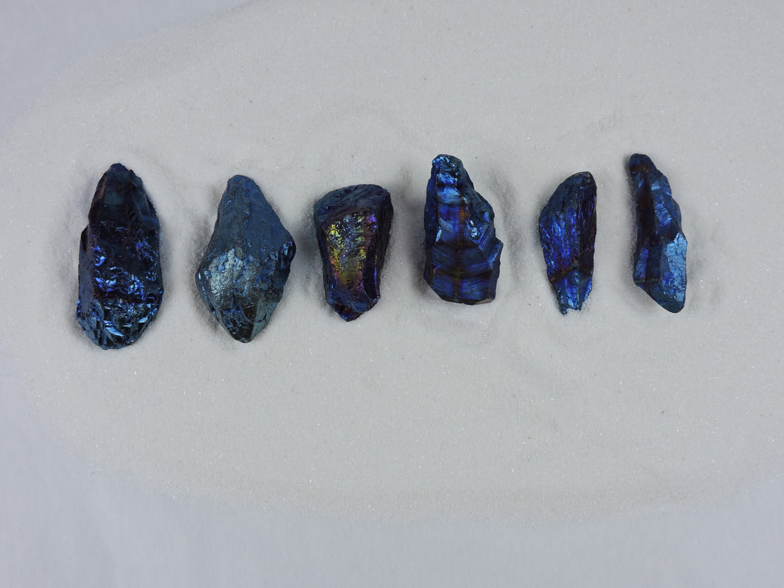 Cobalt Blue Aura Quartz - 15 g -40 g (Choose Your Crystal)