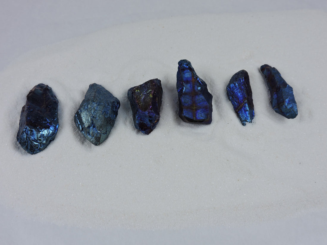 Cobalt Blue Aura Quartz - 15 g -40 g (Choose Your Crystal)