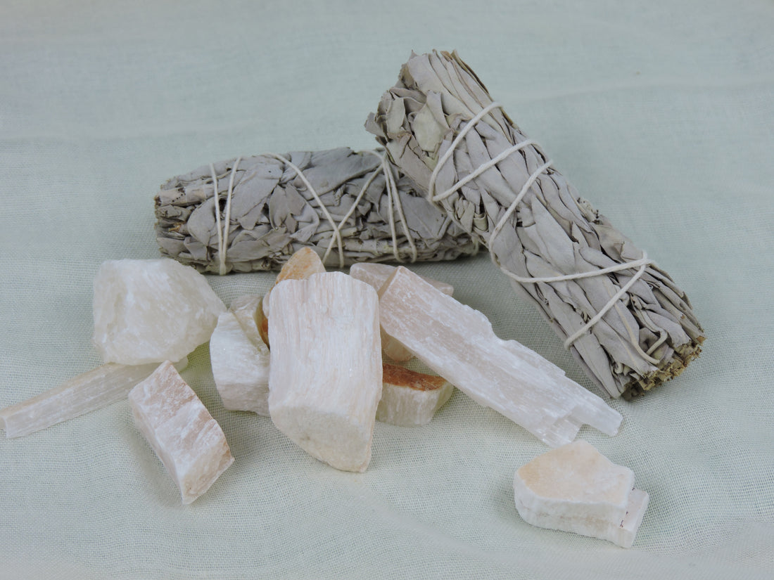 Selenite Chunks with Orange Hue (Price Per Piece)