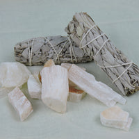 Selenite Chunks with Orange Hue (Price Per Piece)