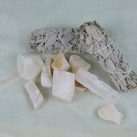 Selenite Chunks with Orange Hue (Price Per Piece)