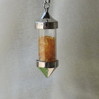 ✨ Crystal Chips Energy Pendulum – Harness the Power of Gemstone Energy ✨