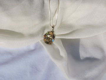 Multi-Gemstone Pendant – A Harmony of Nature's Radiance