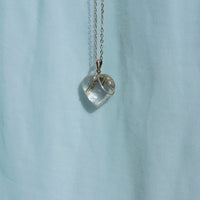 Clear Quartz Heart Pendant