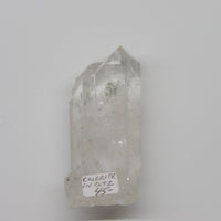 Clear Quartz Point with Chlorite Inclusion
