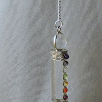 ✨ Chakra Energizer Wand Pendulum – Choose Clear Quartz or Amethyst ✨