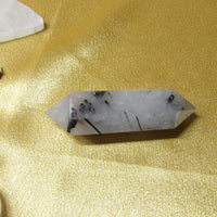 ✨ Double-Terminated Tourmalinated Quartz Points ✨