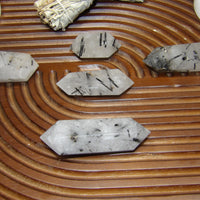 ✨ Double-Terminated Tourmalinated Quartz Points ✨