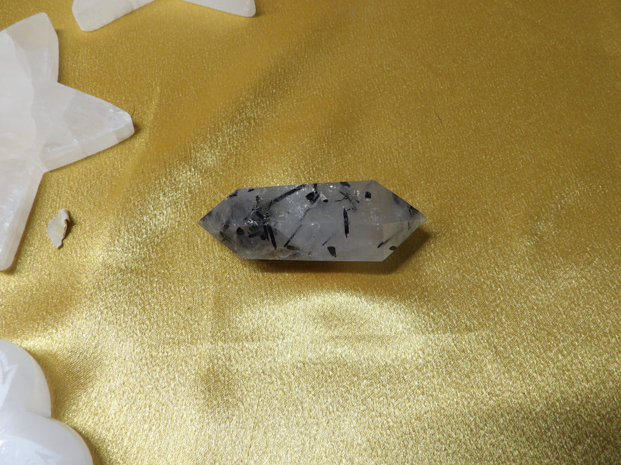 ✨ Double-Terminated Tourmalinated Quartz Points ✨