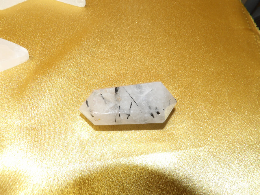 ✨ Double-Terminated Tourmalinated Quartz Points ✨