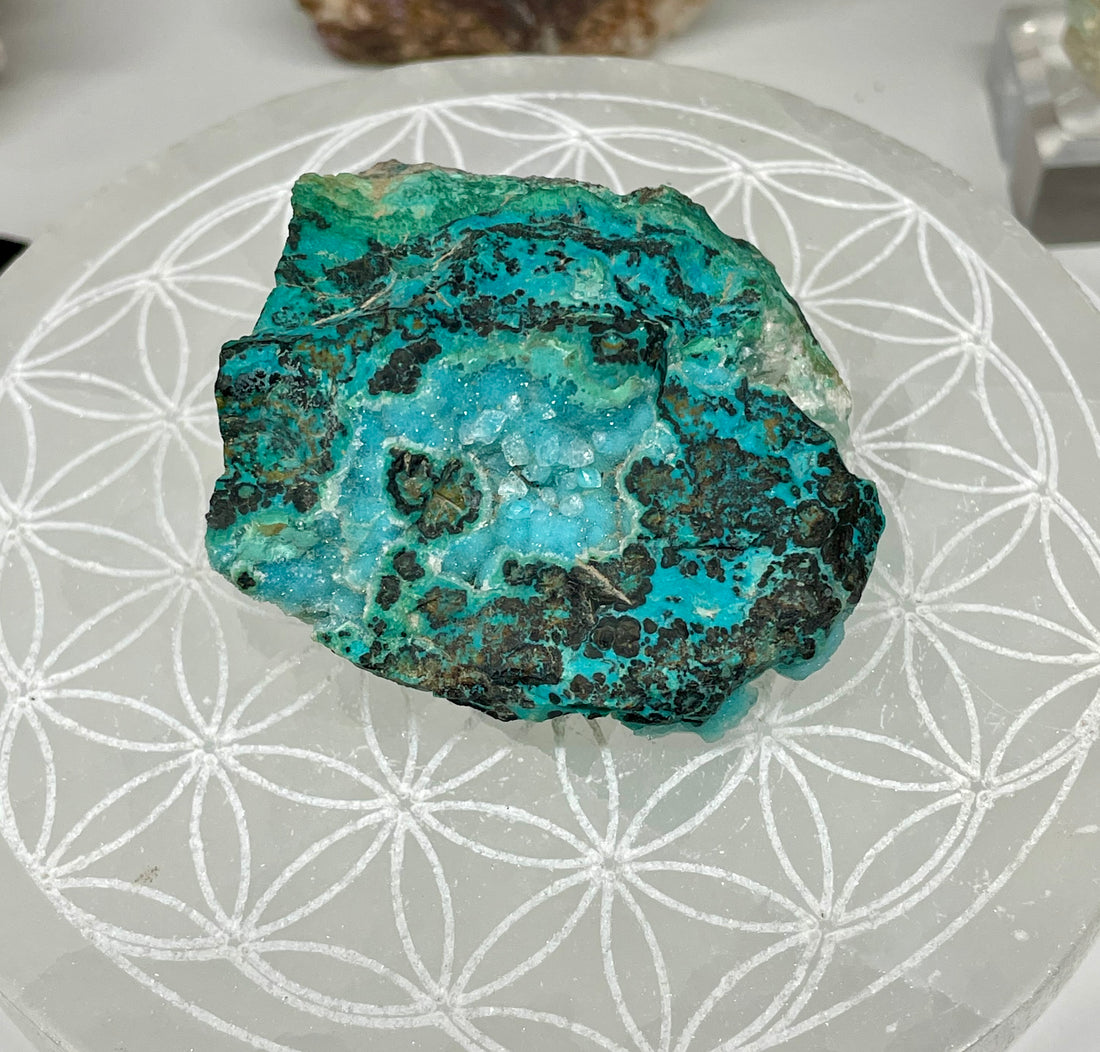 Druzy Chrysocolla — Mexico