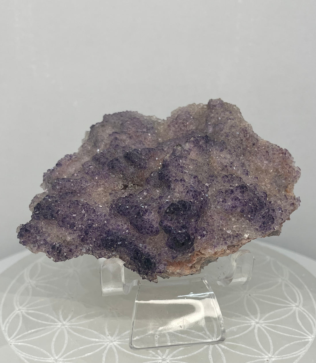Druzy Fluorite & Calcite from El Potosí Mine, Mexico