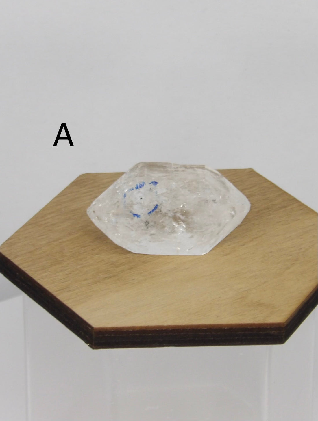 Natural Enhydro Quartz crystal with visible trapped water inclusion and mobile particle. Choose your exact collector specimen from Star Woman Crystals.