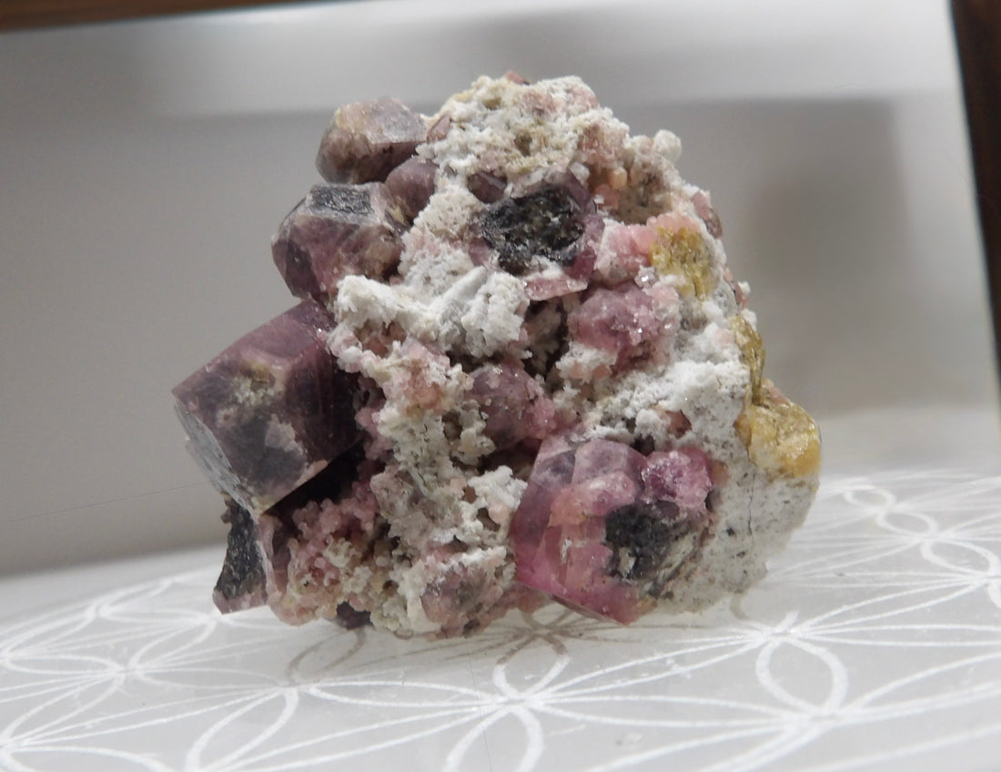 Rasberry Garnet specimen