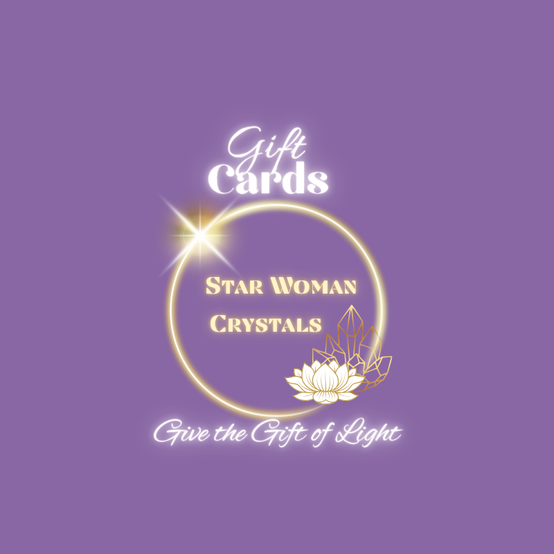 Star Woman Crystals Gift Cards