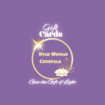 Star Woman Crystals Gift Cards