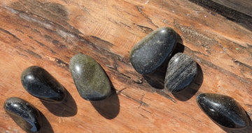 Gold Sheen Obsidian Pocket Stones