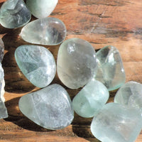 Tumbled Green Fluorite - 2 Sizes (Large and Small)