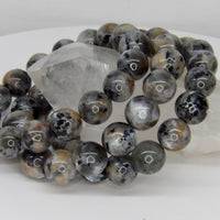 High-Quality Starry Night Moonstone Bracelet | 13–14mm Natural Gemstone Beads