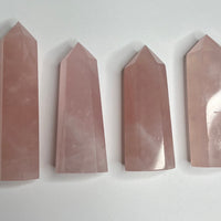 Rose Quartz Towers - Deep Pink  (50 - 80 grams) (Price Per Piece)-  From Madagascar