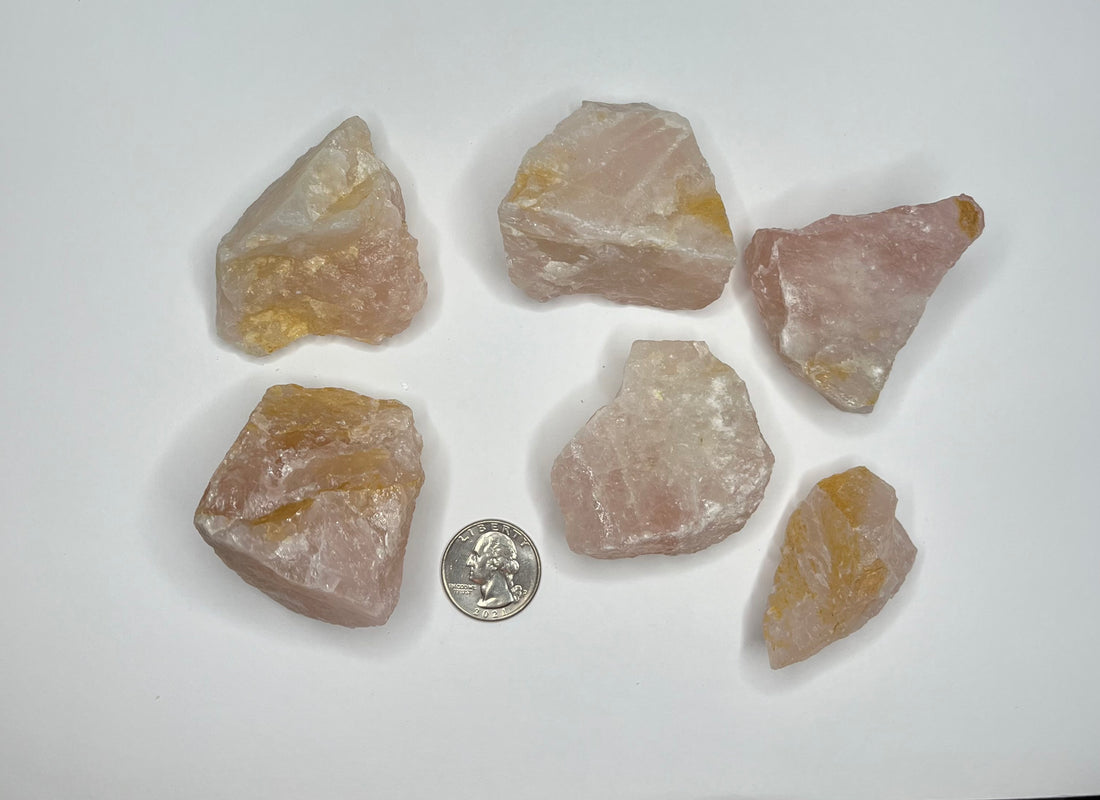 Rose Quartz Chunks - (Price Per Piece)