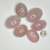 Rose Quartz Palm Stones (Price Per Piece)