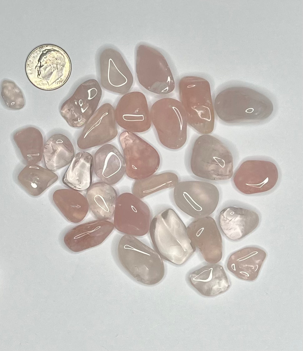 Rose Quartz - Tumbled (2g) (Price Per Piece)