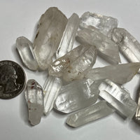 Clear Quartz Pieces - Mixed 50 Cents (Price Per Gram)