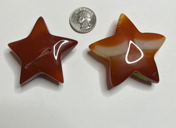 Carnelian Star - (Choose Your Crystal)