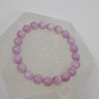 High Quality Kunzite Bracelet – 9mm or 10mm Beads